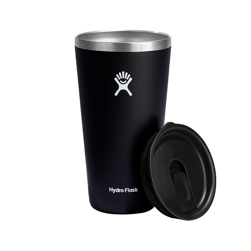Hydro Flask 美國 28oz保溫隨行杯 時尚黑 828ml 寬口保溫杯 手搖大杯裝容量