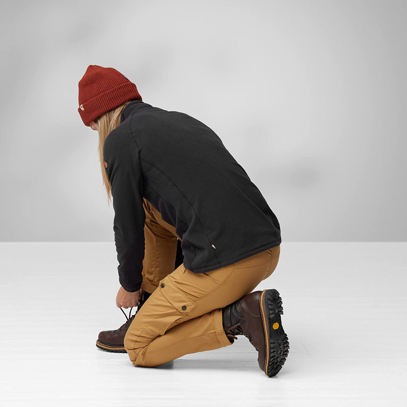 Fjallraven 北極狐 Ovik Lite Fleece 半開襟夾克 女 兩色 微刷毛外套 14600199