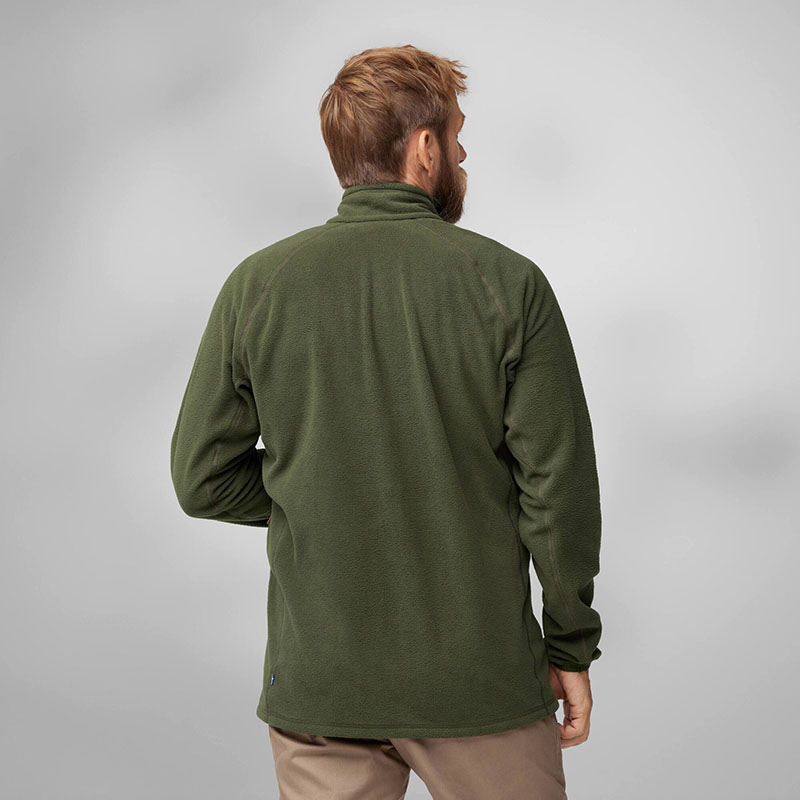 Fjallraven 北極狐 Ovik Lite Fleece 夾克 男 黑 暗深藍 刷毛夾克 12600217