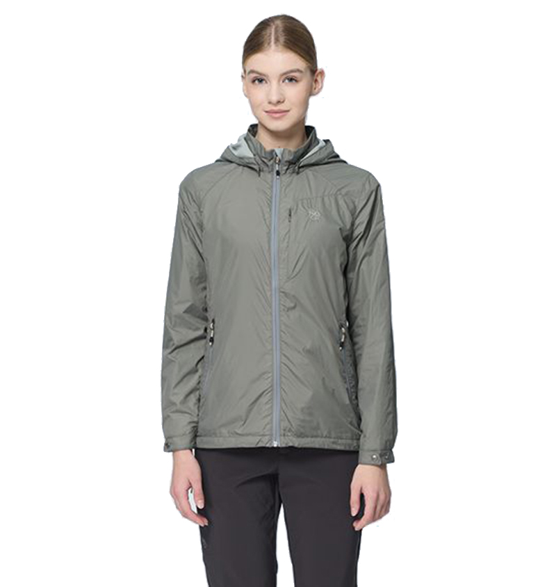 Wildland 荒野 女輕量刷毛防風保暖外套 防風外套 內刷毛 連帽夾克 登山外套 0B22907
