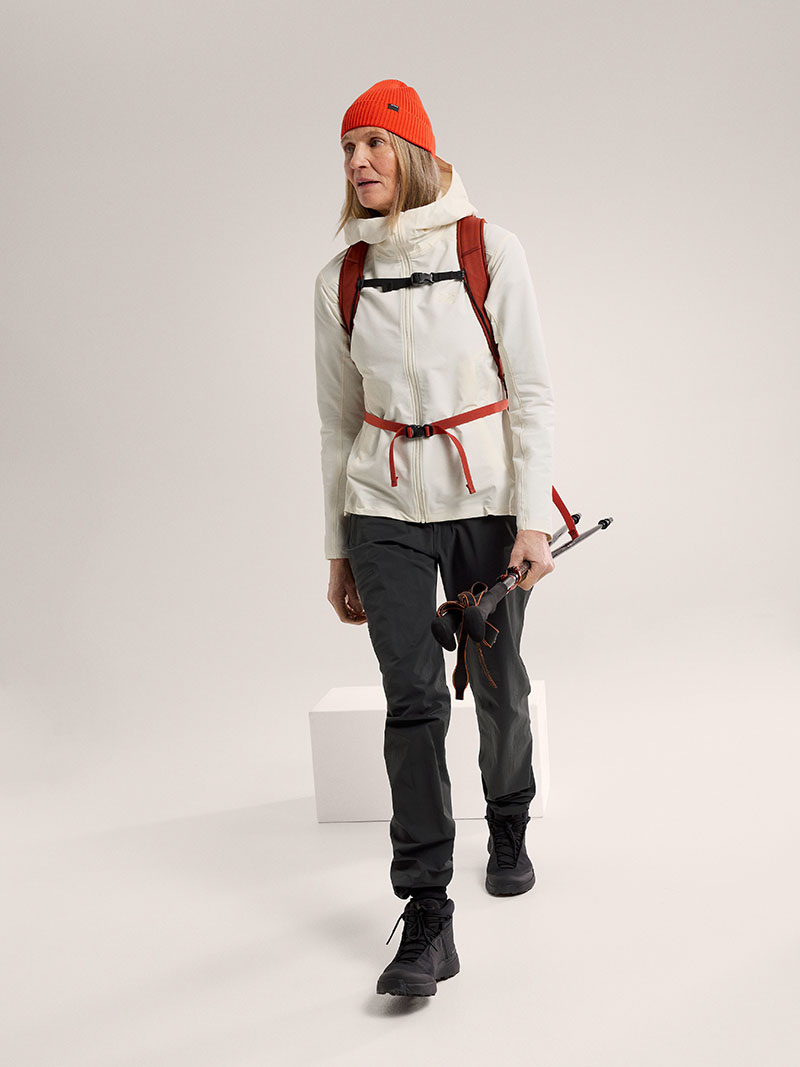 ARC'TERYX 始祖鳥 女 Gamma 軟殼外套 乳白 登山夾克 X000009295