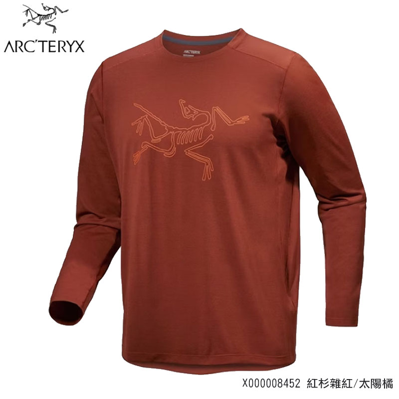 ARCTERYX 始祖鳥 男 Cormac Logo 快乾長袖圓領衫 X000008452