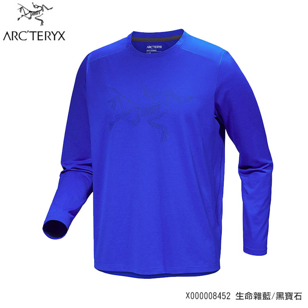 ARCTERYX 始祖鳥 男 Cormac Logo 快乾長袖圓領衫 X000008452
