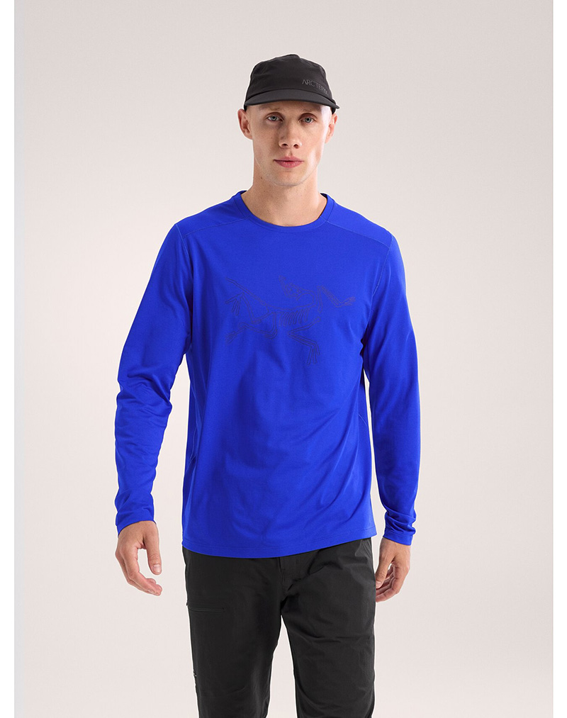 ARCTERYX 始祖鳥 男 Cormac Logo 快乾長袖圓領衫 X000008452