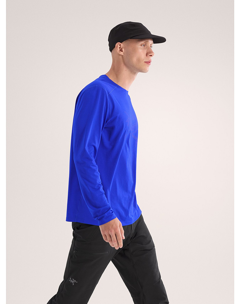 ARCTERYX 始祖鳥 男 Cormac Logo 快乾長袖圓領衫 X000008452
