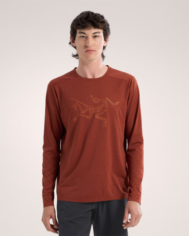 ARCTERYX 始祖鳥 男 Cormac Logo 快乾長袖圓領衫 X000008452