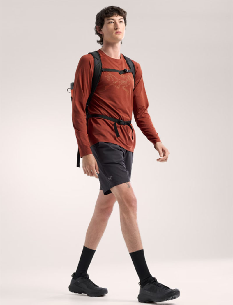 ARCTERYX 始祖鳥 男 Cormac Logo 快乾長袖圓領衫 X000008452
