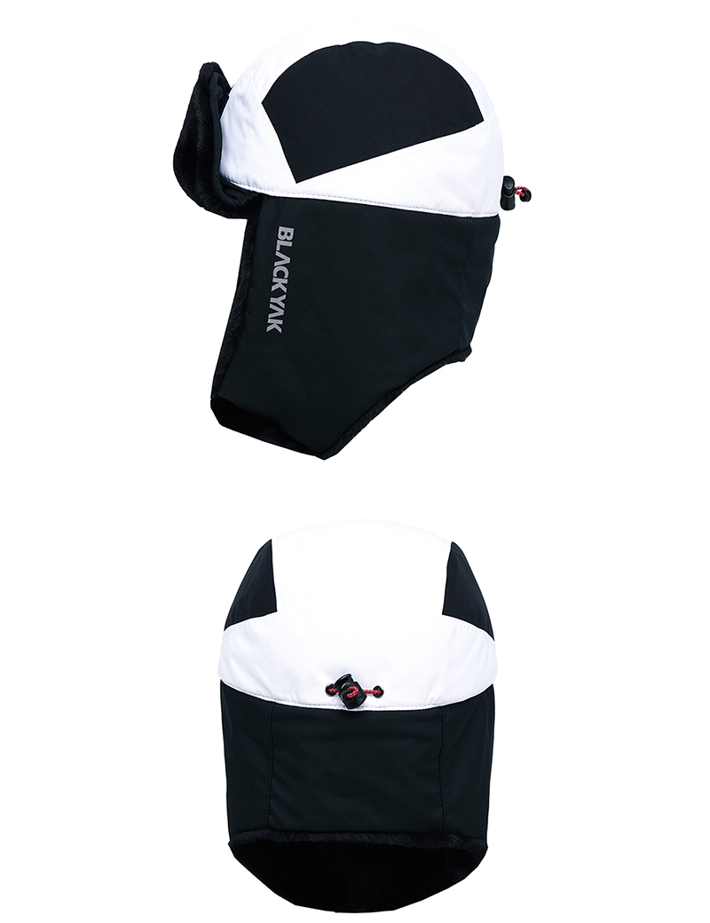 BLACKYAK GORE防水保暖飛行帽 白 黑 GORE-TEX 防水帽 DB2NAJ02
