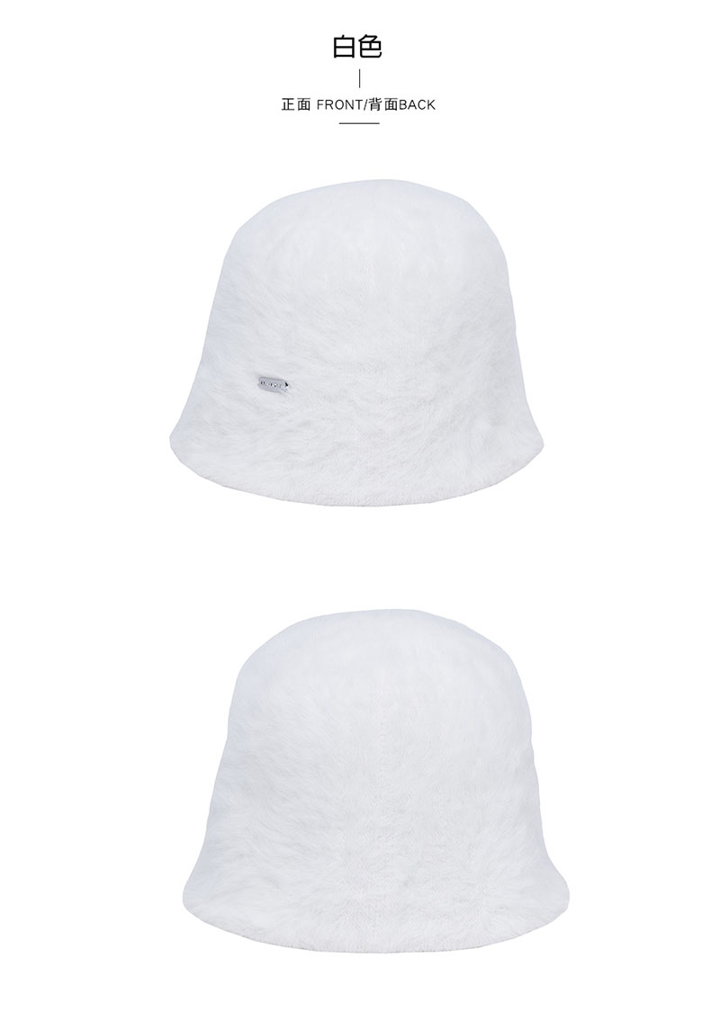 BLACKYAK 女 BONNET 桶帽 安哥拉毛兔毛 毛絨帽 DB2WAE01 2BYHTF4906