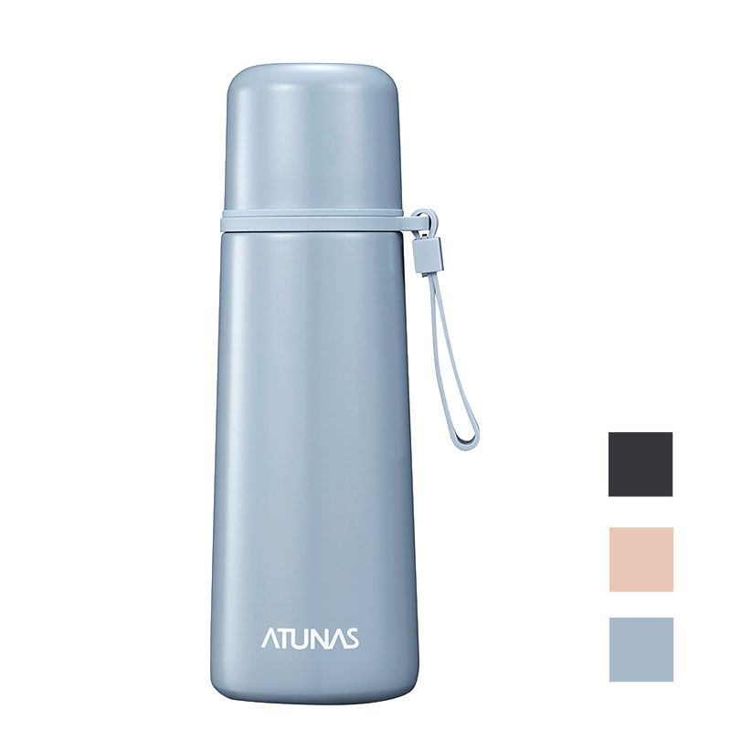 ATUNAS 歐都納 316雙蓋式霧面保溫瓶500ml 黑 藍灰 奶茶 雙層真空 A1KTDD03N