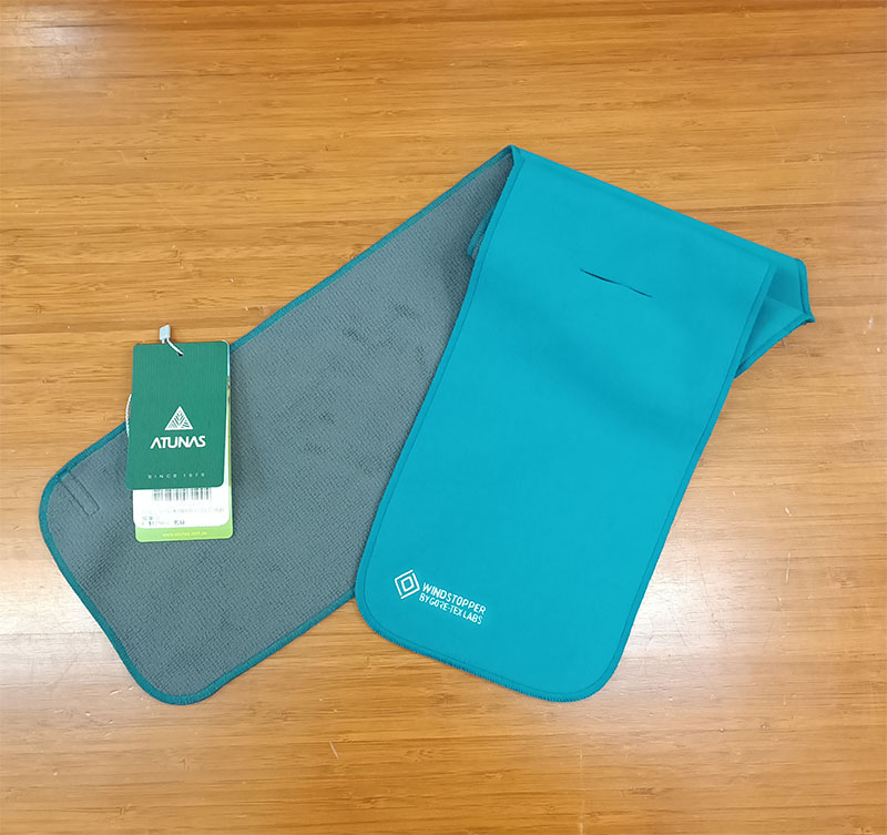 ATUNAS 歐都納 WINDSTOPPER防風保暖圍巾 藍綠 A3AC2305N