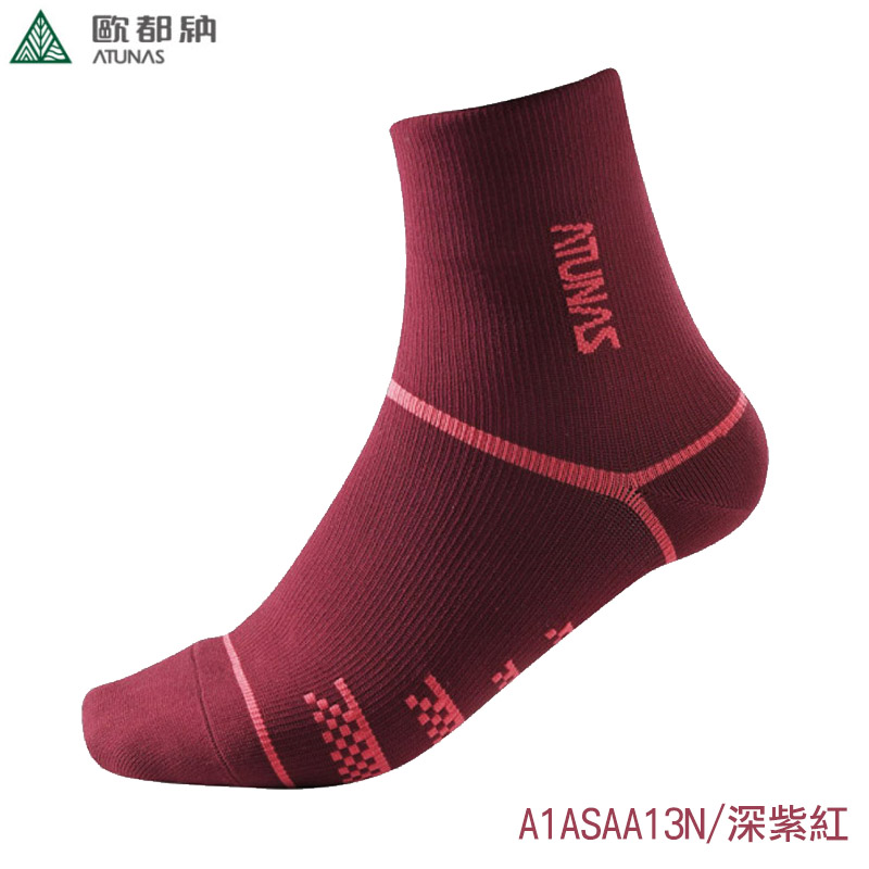 ATUNAS 歐都納 防水襪 黑 紫紅 M L 防水透氣登山襪 A1ASAA13N