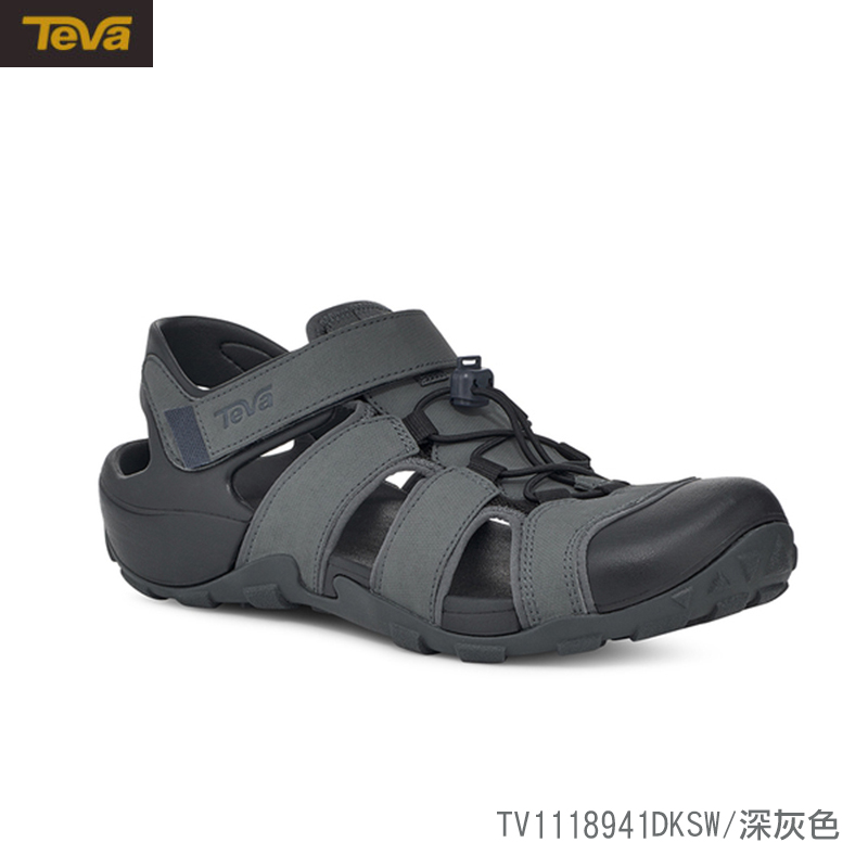 TEVA 美國 男 Flintwood 護趾快扣冒險者運動涼鞋 魔鬼氈涼鞋 TV1118941