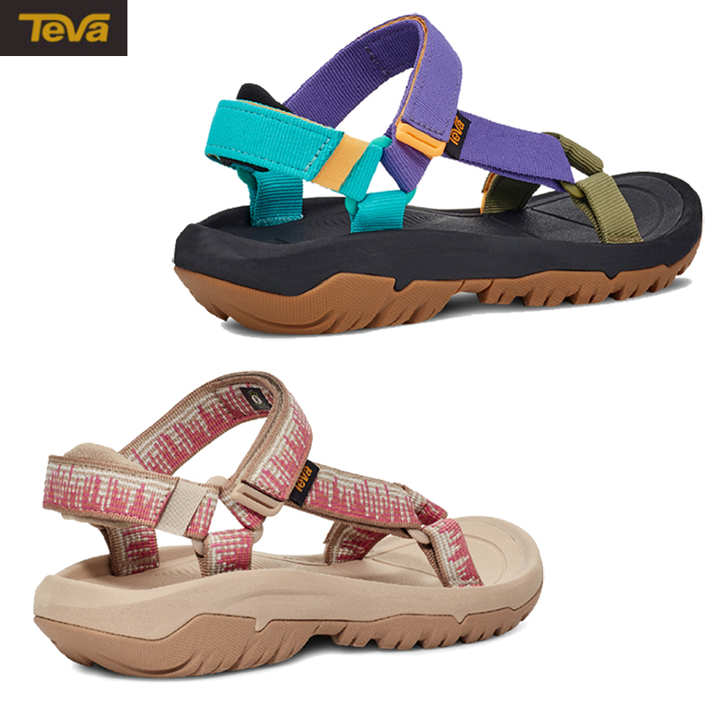 TEVA 美國 W Hurricane XLT2 女款機能運動涼鞋 復古亮彩色 奶茶色 TV1019235