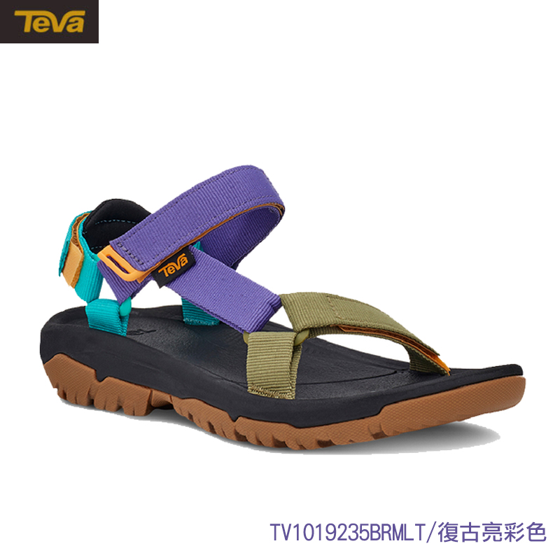 TEVA 美國 W Hurricane XLT2 女款機能運動涼鞋 復古亮彩色 奶茶色 TV1019235