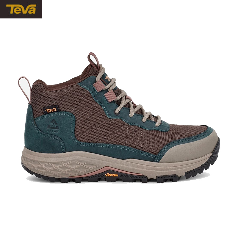 TEVA 美國 女 Ridgeview Mid 高筒戶外多功能登山鞋 休閒鞋 TV1116631BBLSM 