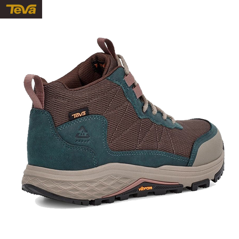 TEVA 美國 女 Ridgeview Mid 高筒戶外多功能登山鞋 休閒鞋 TV1116631BBLSM 