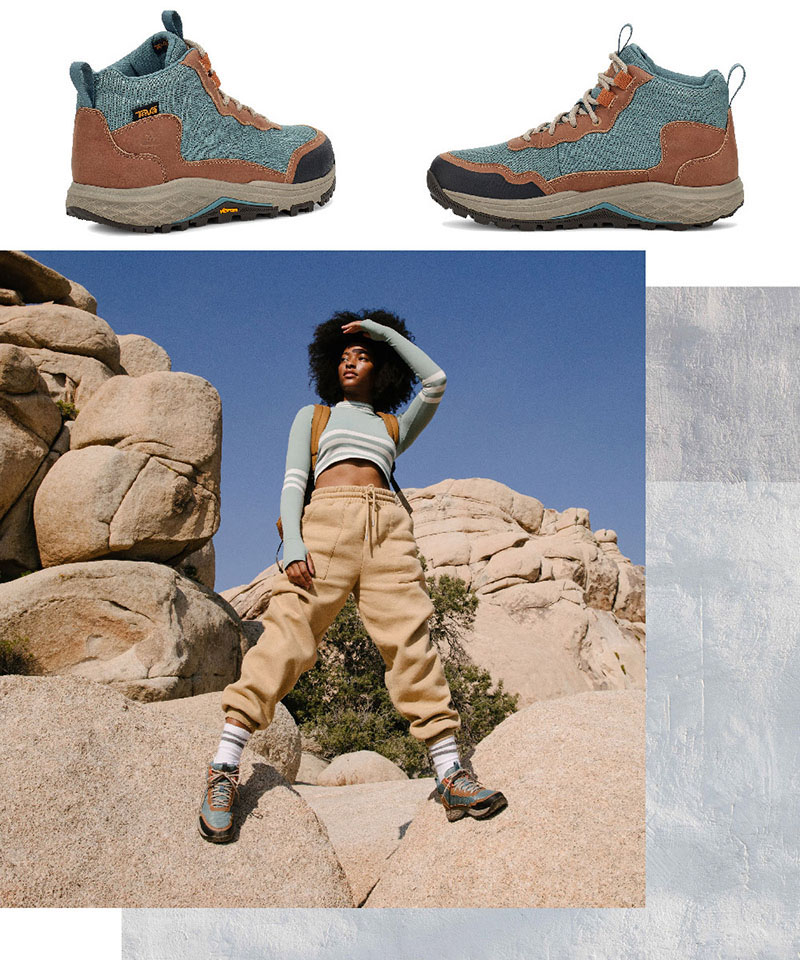 TEVA 美國 女 Ridgeview Mid 高筒戶外多功能登山鞋 休閒鞋 TV1116631BBLSM 