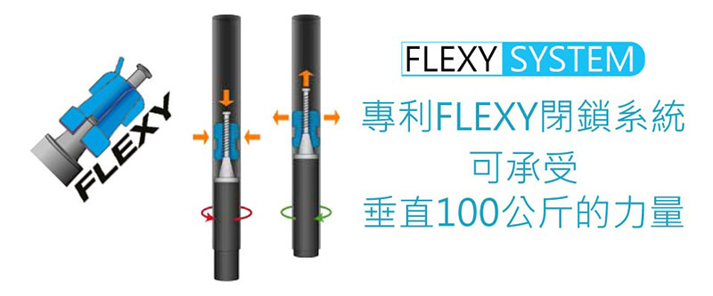 FIZAN 義大利 新花色 超輕三節式健行登山杖2入特惠組 FZS21.7102 高強度鋁合金登山杖