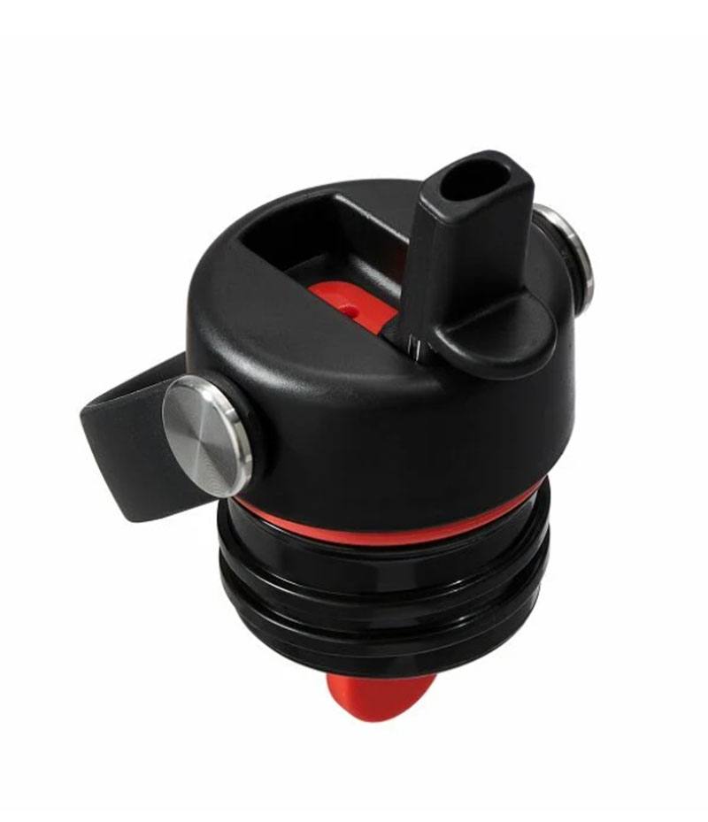 Hydro Flask 美國 標準口提環吸管型瓶蓋 時尚黑 HFSFS001 適用標準口/窄口