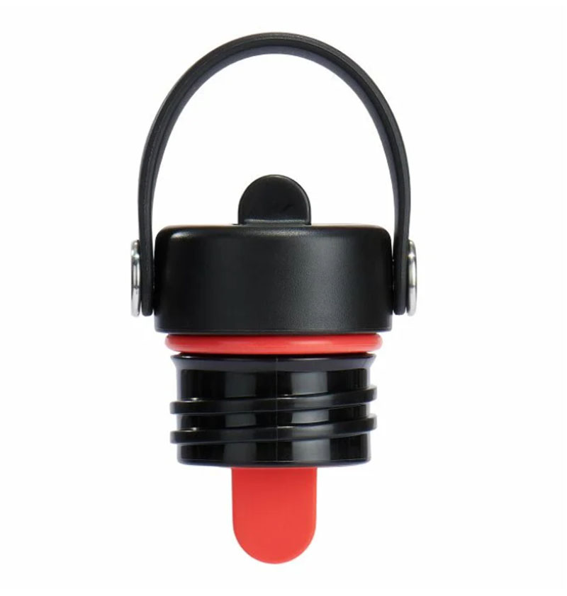 Hydro Flask 美國 標準口提環吸管型瓶蓋 時尚黑 HFSFS001 適用標準口/窄口