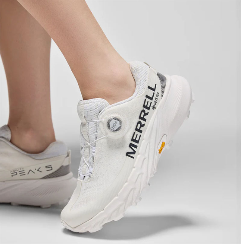 MERRELL 美國 AGILITY PEAK 5 BOA GORE-TEX 女款防水輕量運動鞋 白 ML068130
