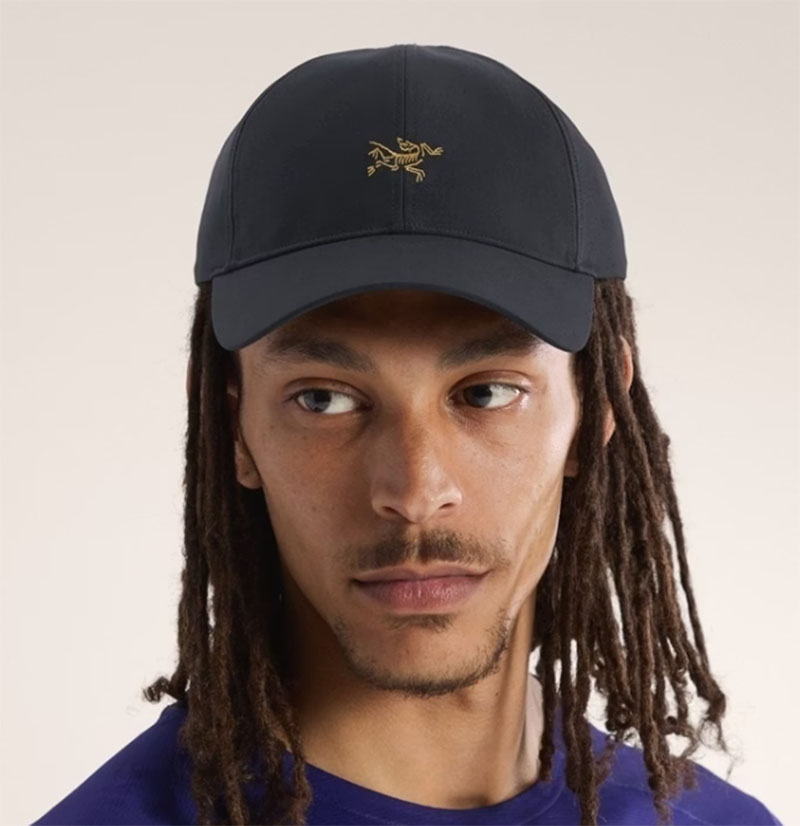 ARC'TERYX 始祖鳥 LOGO棒球帽 24K黑 Small Bird Cap 防曬棒球帽 X000009782