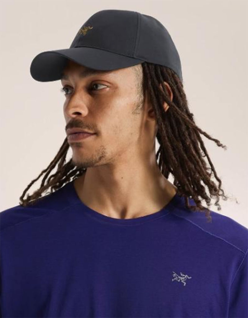 ARC'TERYX 始祖鳥 LOGO棒球帽 24K黑 Small Bird Cap 防曬棒球帽 X000009782