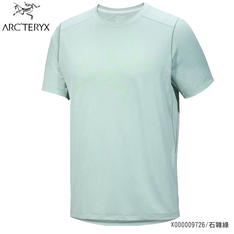 Arcteryx 始祖鳥 男 Cormac Logo快乾短袖圓領衫 吸濕排汗上衣 X000009726