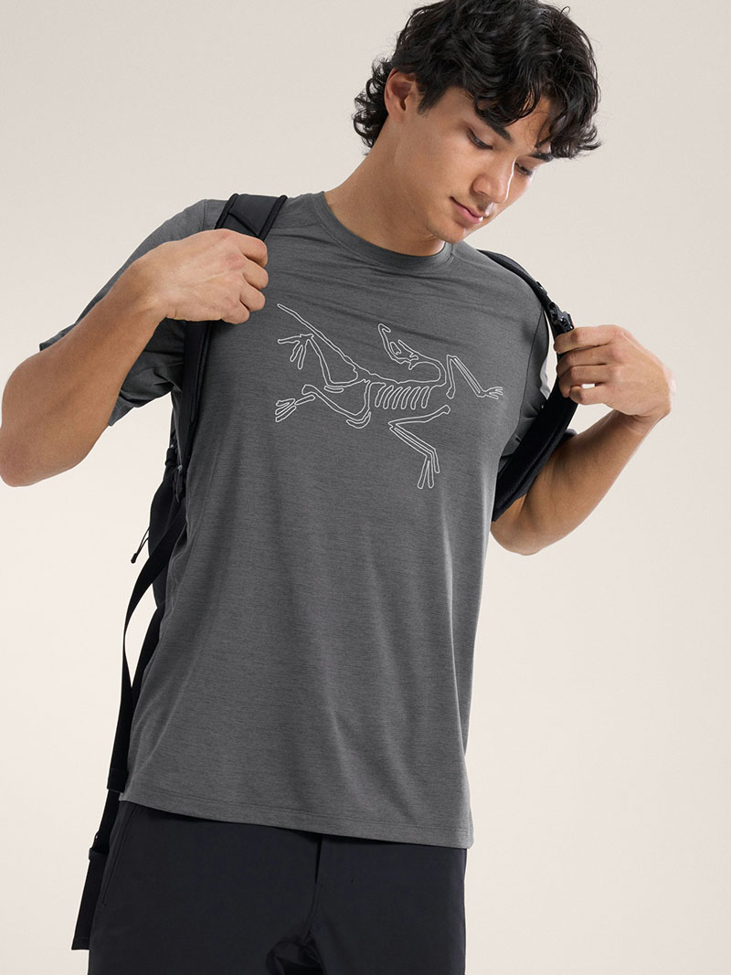 Arcteryx 始祖鳥 男 Cormac Logo快乾短袖圓領衫 吸濕排汗上衣 X000009726