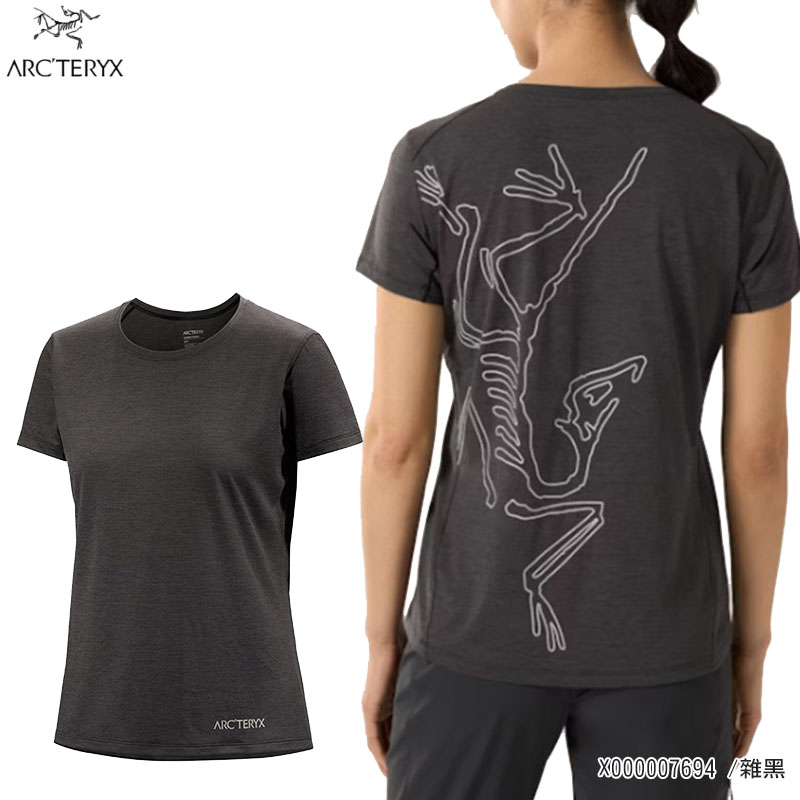 Arcteryx 始祖鳥 Taema Arc'Bird 女款快乾短袖圓領衫 多色 女短袖上衣 X000007694