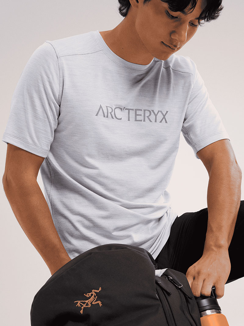 Arcteryx 始祖鳥 男 Ionia Arc'Word Logo 短袖羊毛T恤 多色 X000007733