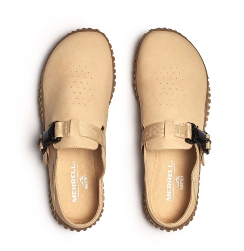 MERRELL 美國 WRAPT SLIDE NUBUCK 男款休閒便鞋 奶茶色 懶人鞋 拖鞋 ML007185