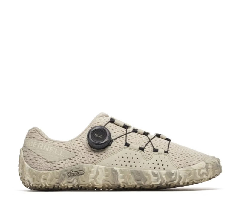MERRELL 美國 VAPOR GLOVE 6 BOA 女輕量戶外越野鞋 米灰色 ML068662