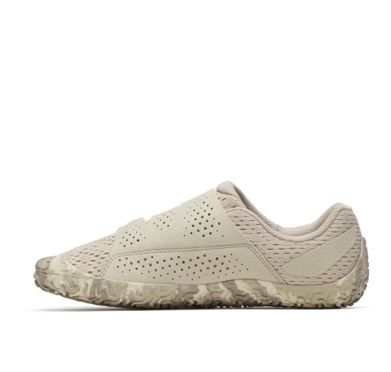 MERRELL 美國 VAPOR GLOVE 6 BOA 女輕量戶外越野鞋 米灰色 ML068662