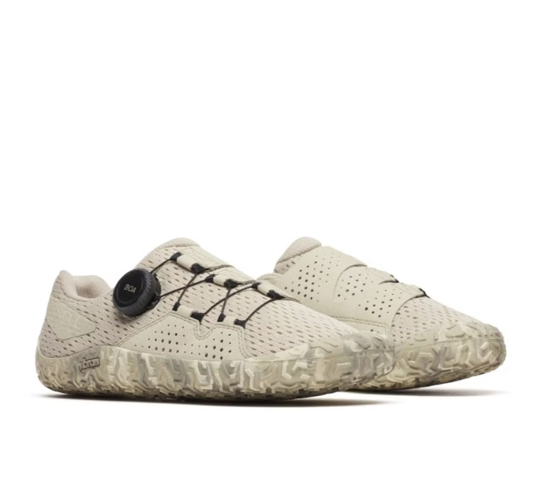 MERRELL 美國 VAPOR GLOVE 6 BOA 女輕量戶外越野鞋 米灰色 ML068662