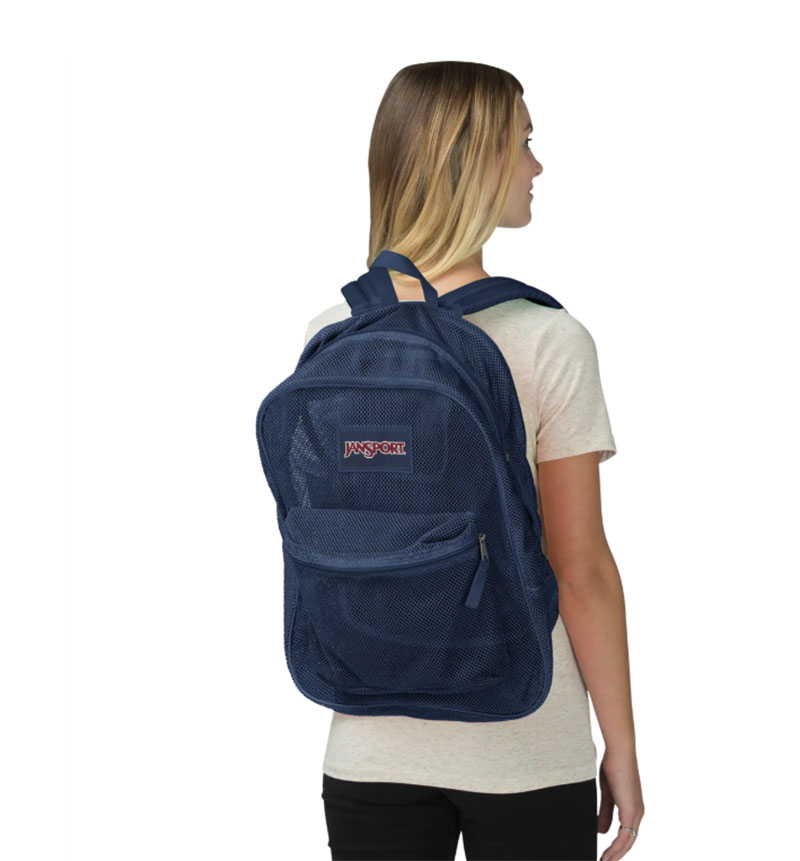 JANSPORT MESH PACK 後背包 經典黑 海軍藍 網狀背包 書包 日常背包 JS0A2SDG