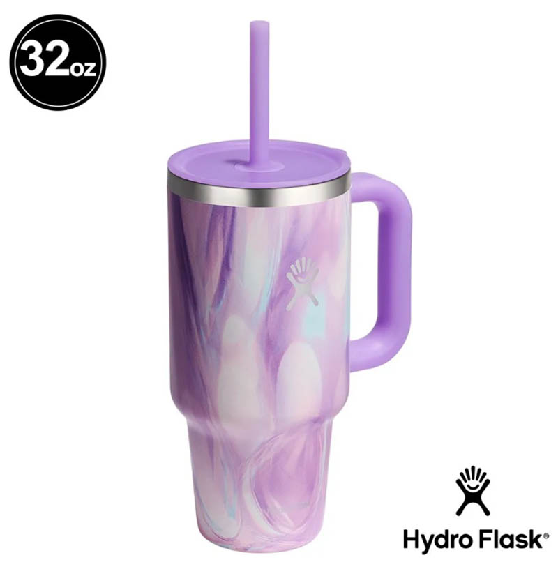 Hydro Flask 32oz/946ml 吸管 冰霸杯 Jelly 水母幻紫 環保杯 HFLE-S25TT32-C