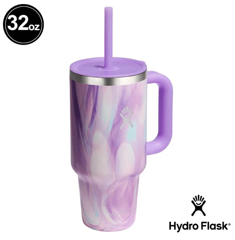 Hydro Flask 32oz/946ml 吸管 冰霸杯 Jelly 水母幻紫 環保杯 HFLE-S25TT32-C