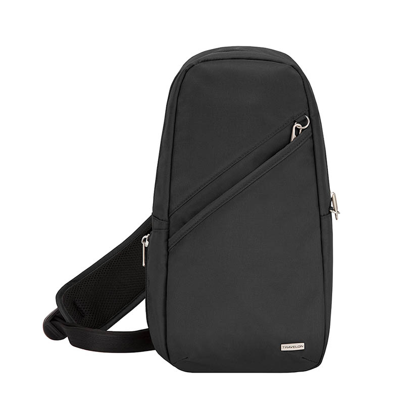 TRAVELON 美國 Classic 防盜斜背包 黑 TL-42887 旅行防盜包