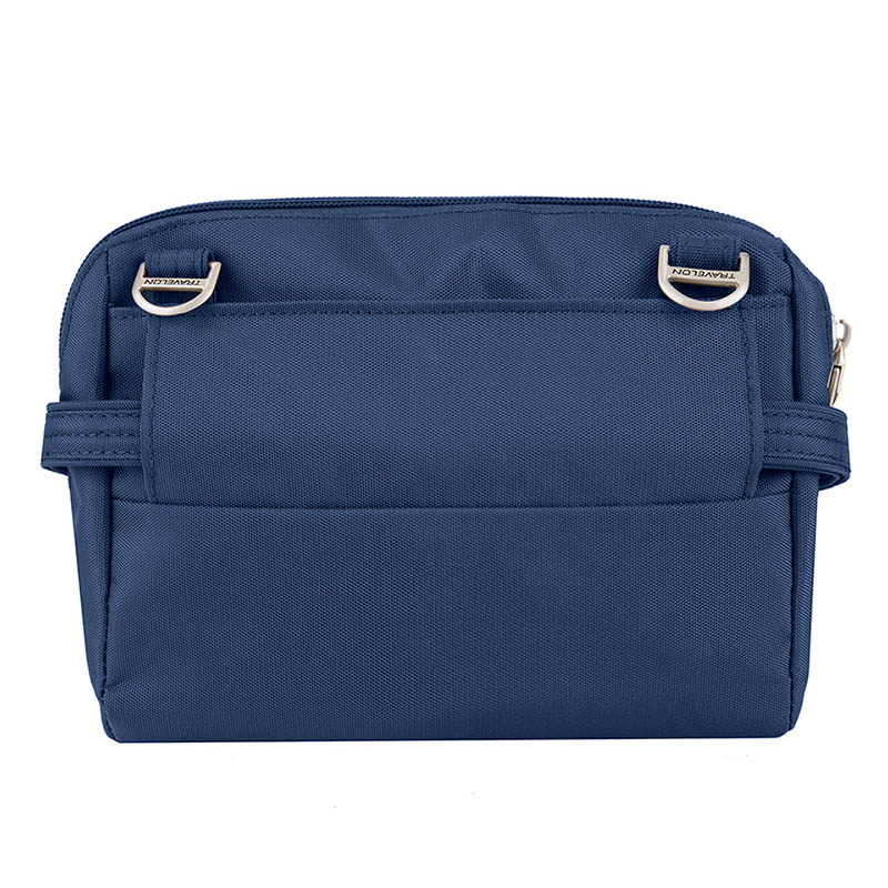 TRAVELON 美國 CLASSIC腰/斜背兩用包 深藍 TL-43227
