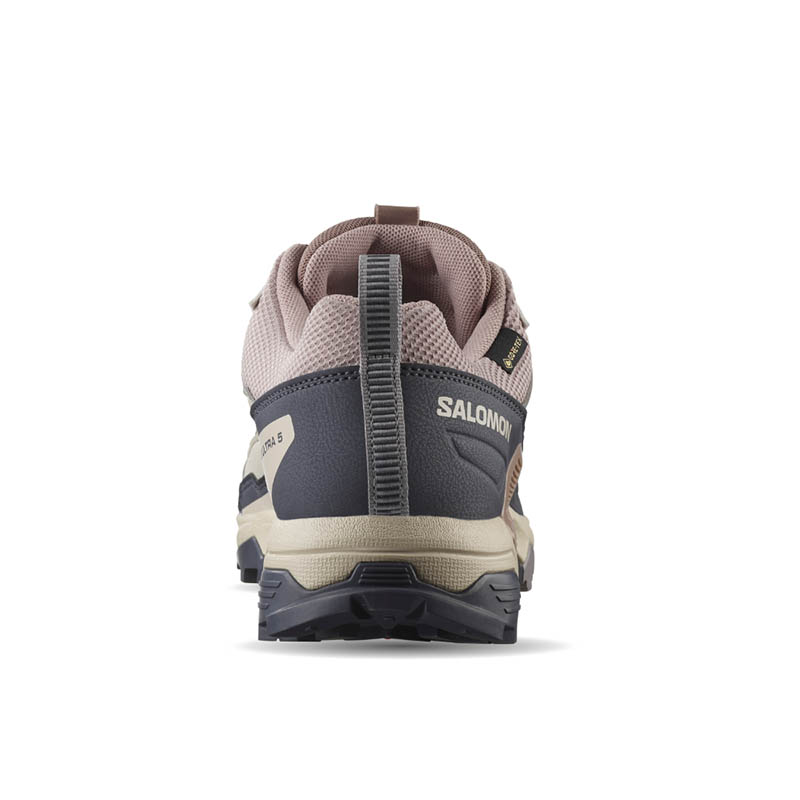 SALOMON X ULTRA 5 Goretex 女低筒登山鞋 燕麥/黑灰/海鷗灰 L47854700 戶外防水鞋