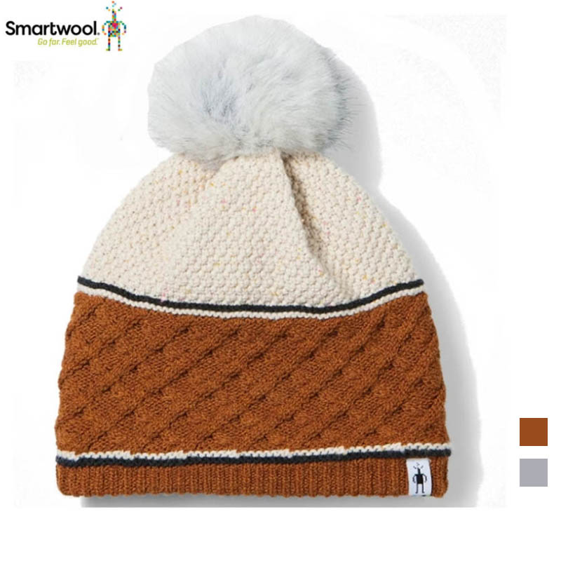 SmartWool 美國 Cable 撞色毛球保暖毛帽 中性款 毛球帽 SW003000