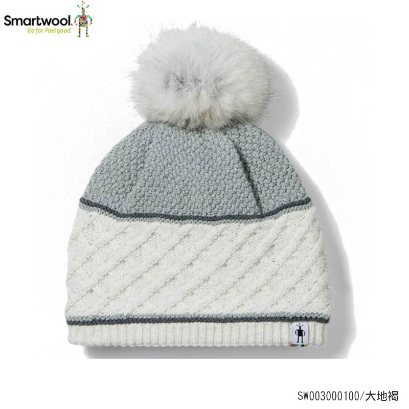 SmartWool 美國 Cable 撞色毛球保暖毛帽 中性款 毛球帽 SW003000