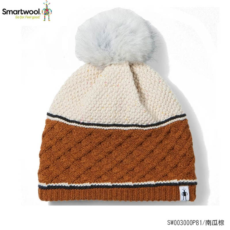 SmartWool 美國 Cable 撞色毛球保暖毛帽 中性款 毛球帽 SW003000