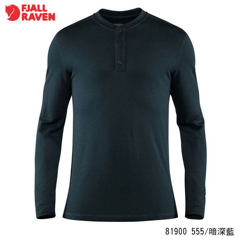 Fjallraven 北極狐 Singi Henley 男羊毛排汗衣 登山底層衣 81900