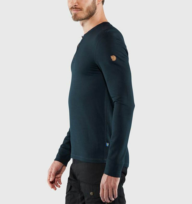 Fjallraven 北極狐 Singi Henley 男羊毛排汗衣 登山底層衣 81900