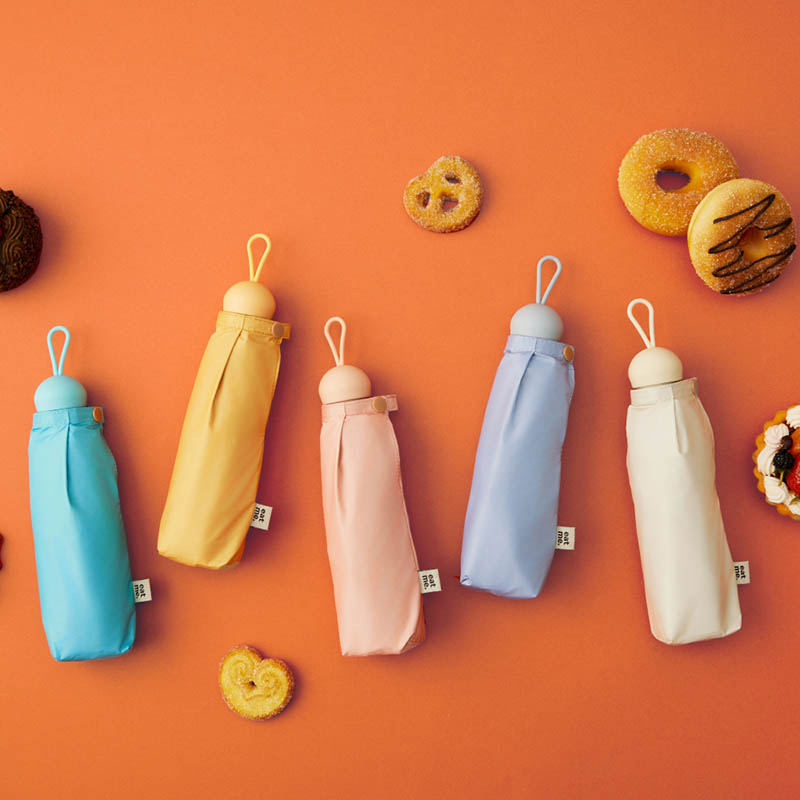 KUAIZI eat me. 小巧降溫冰淇淋五折傘 (多色任選) 甜筒造型 防曬傘 輕巧傘 摺疊傘