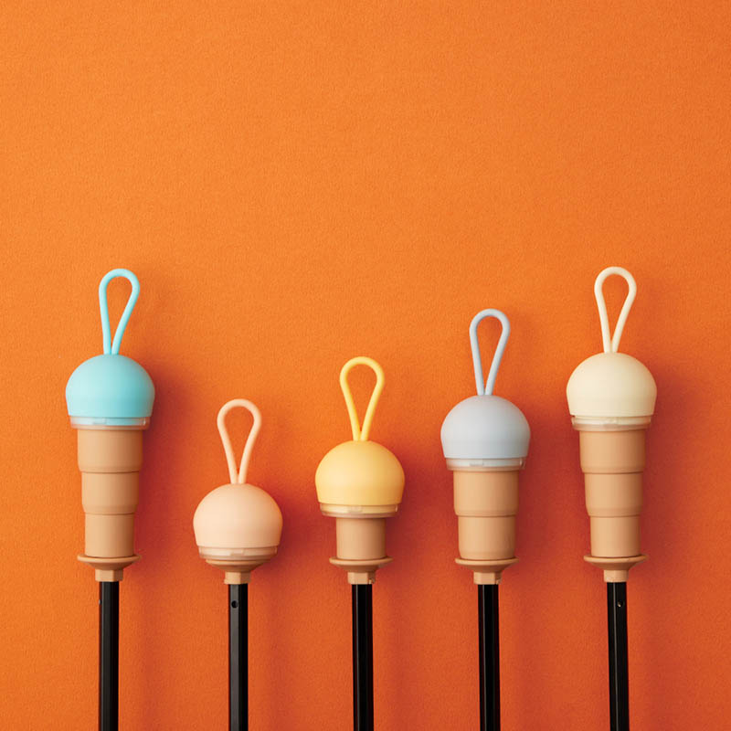 KUAIZI eat me. 小巧降溫冰淇淋五折傘 (多色任選) 甜筒造型 防曬傘 輕巧傘 摺疊傘