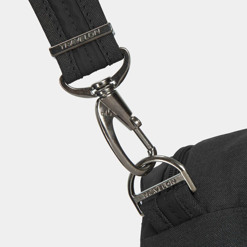 TRAVELON 美國 METRO城市斜背包 黑 隨身斜背包 防盜包 TL-43592